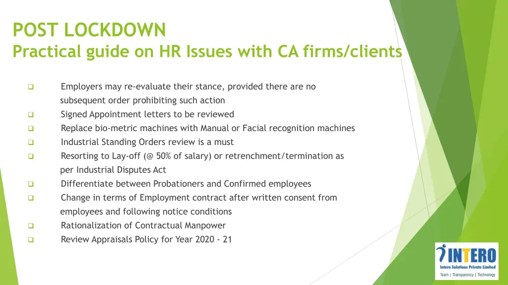 post lockdown practical guide on hr issues with