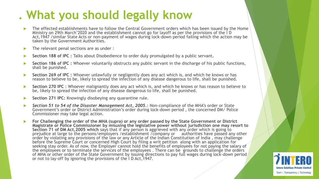 what you should legally know