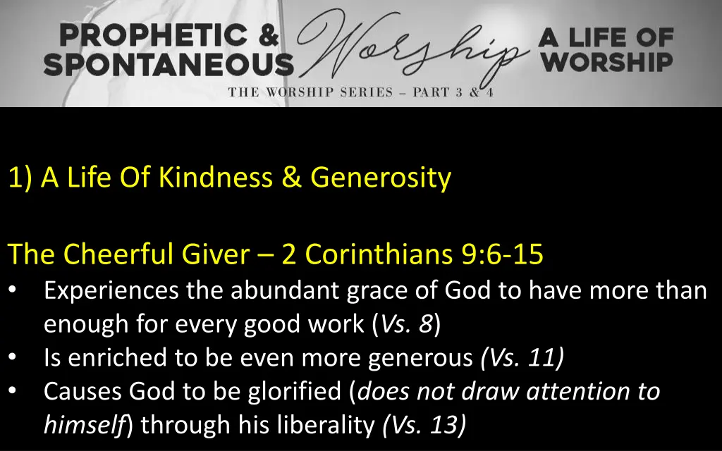 1 a life of kindness generosity 3