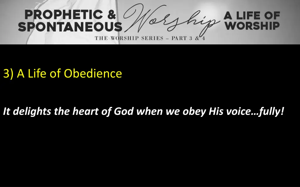 3 a life of obedience 3