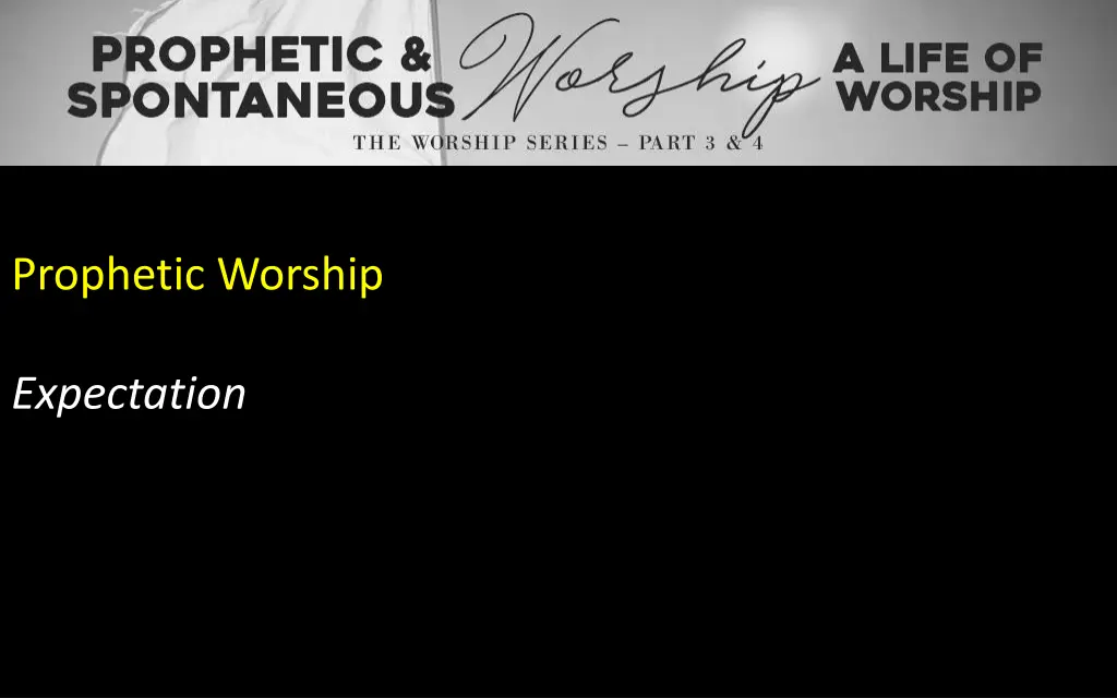 prophetic worship 1