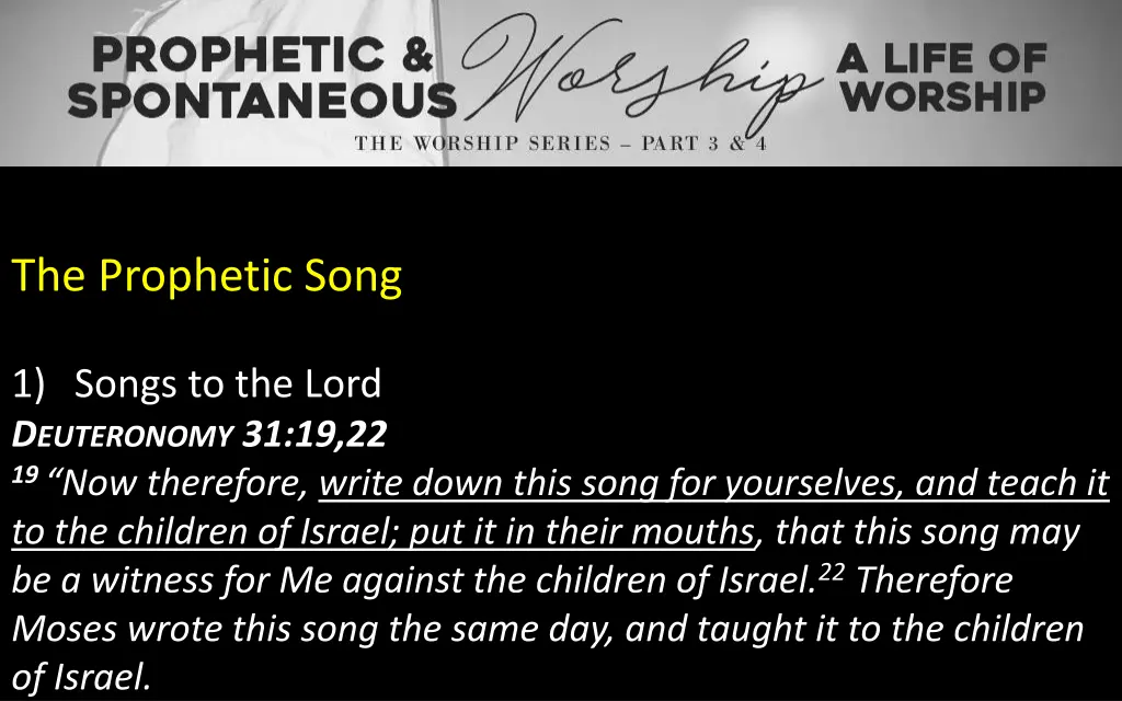 the prophetic song 3