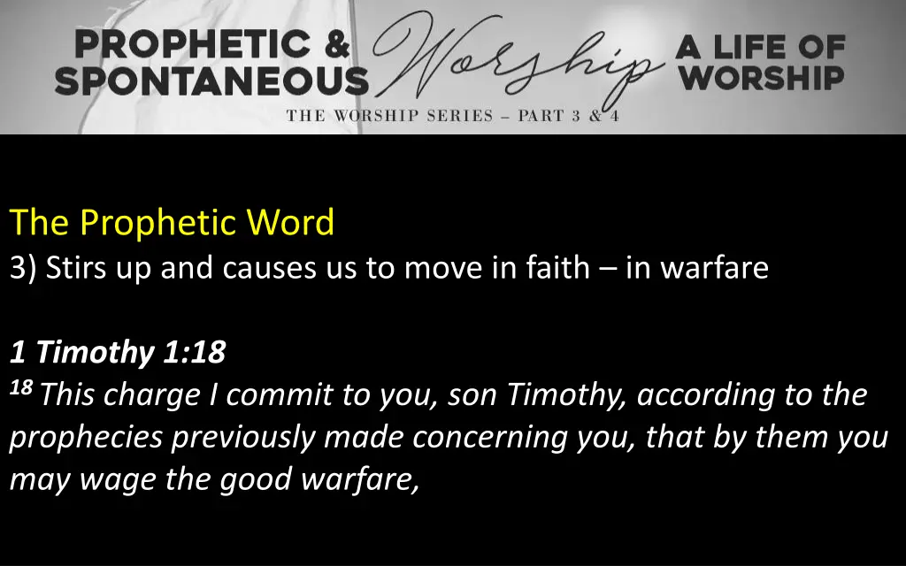 the prophetic word 3 stirs up and causes