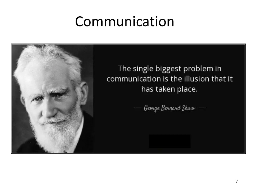 communication