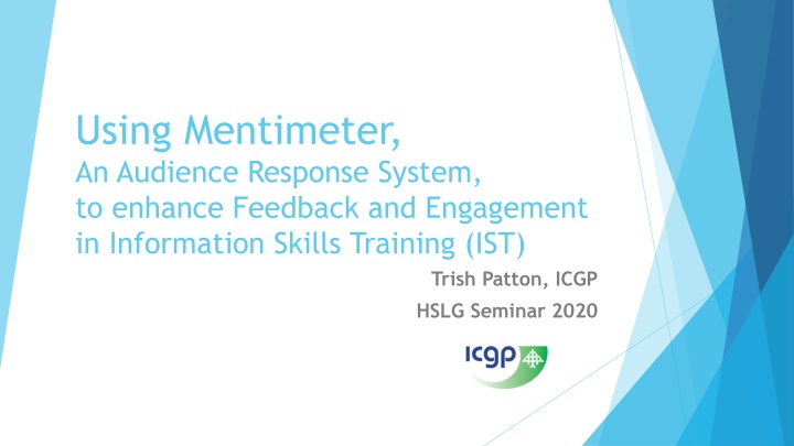 using mentimeter an audience response system