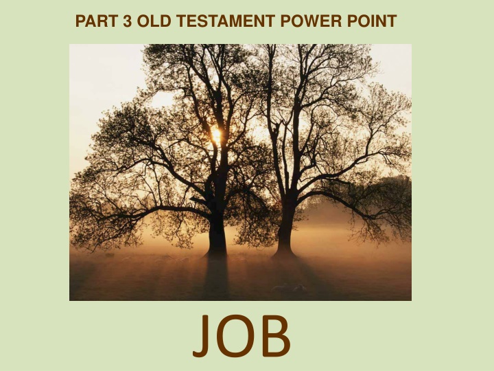 part 3 old testament power point