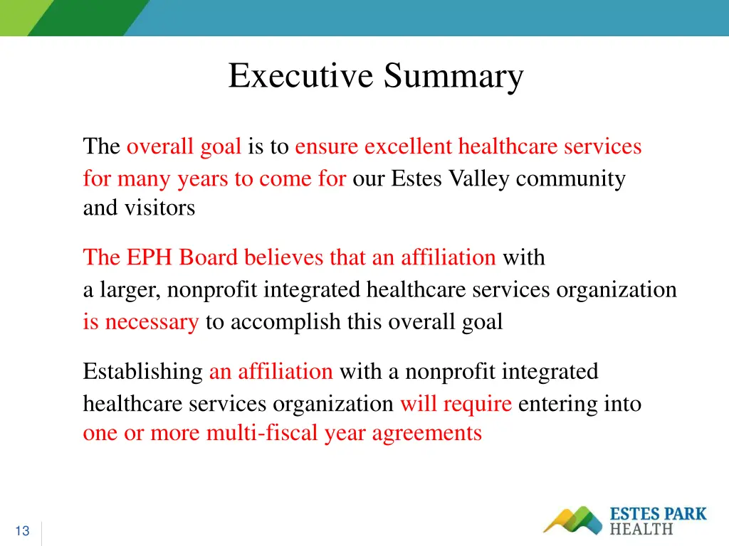 executive summary 1