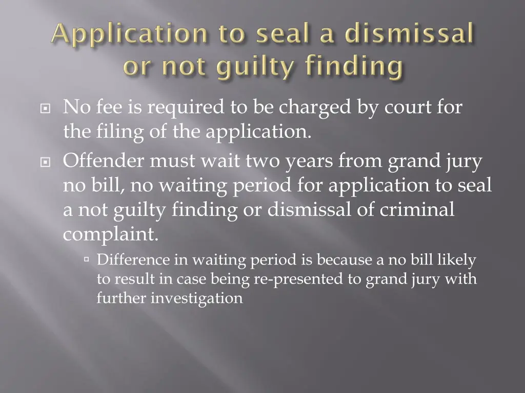 no fee is required to be charged by court