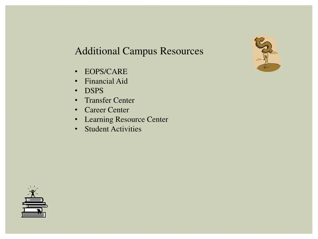 additional campus resources