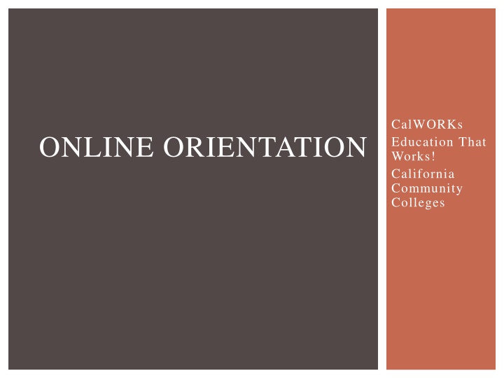 calworks education that works california