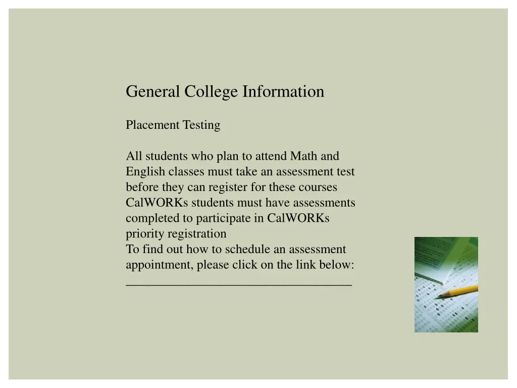 general college information