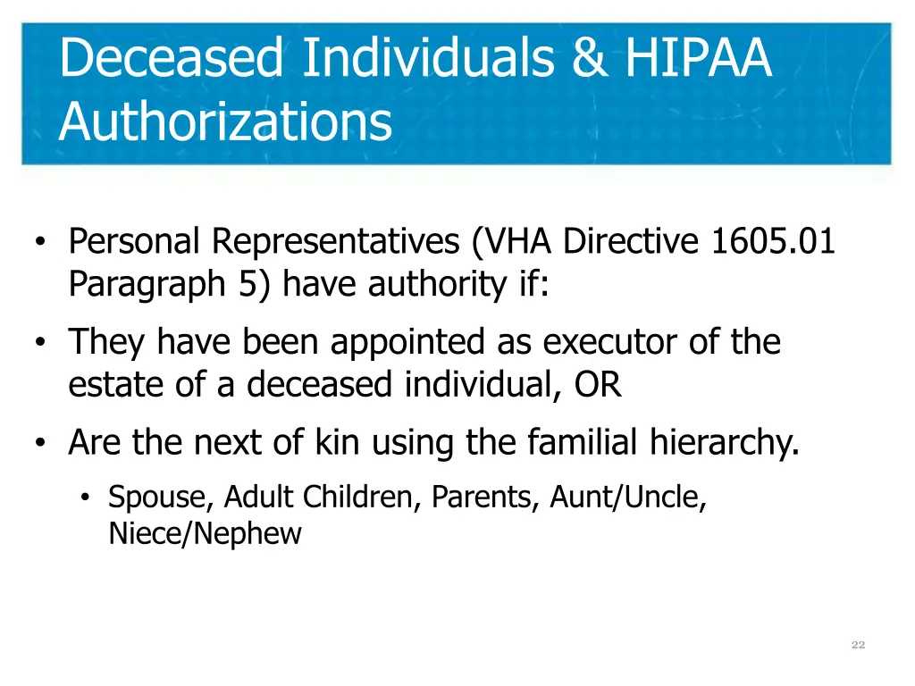 deceased individuals hipaa authorizations 3