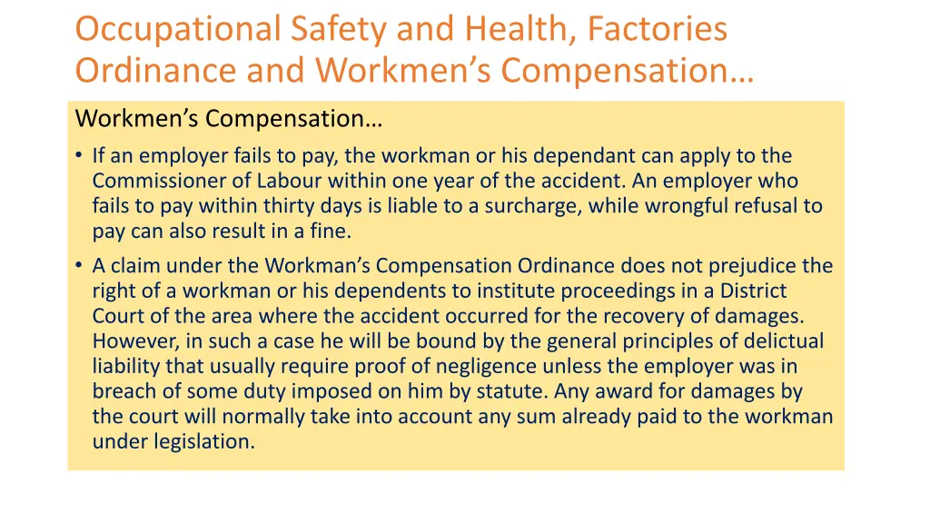 occupational safety and health factories 6