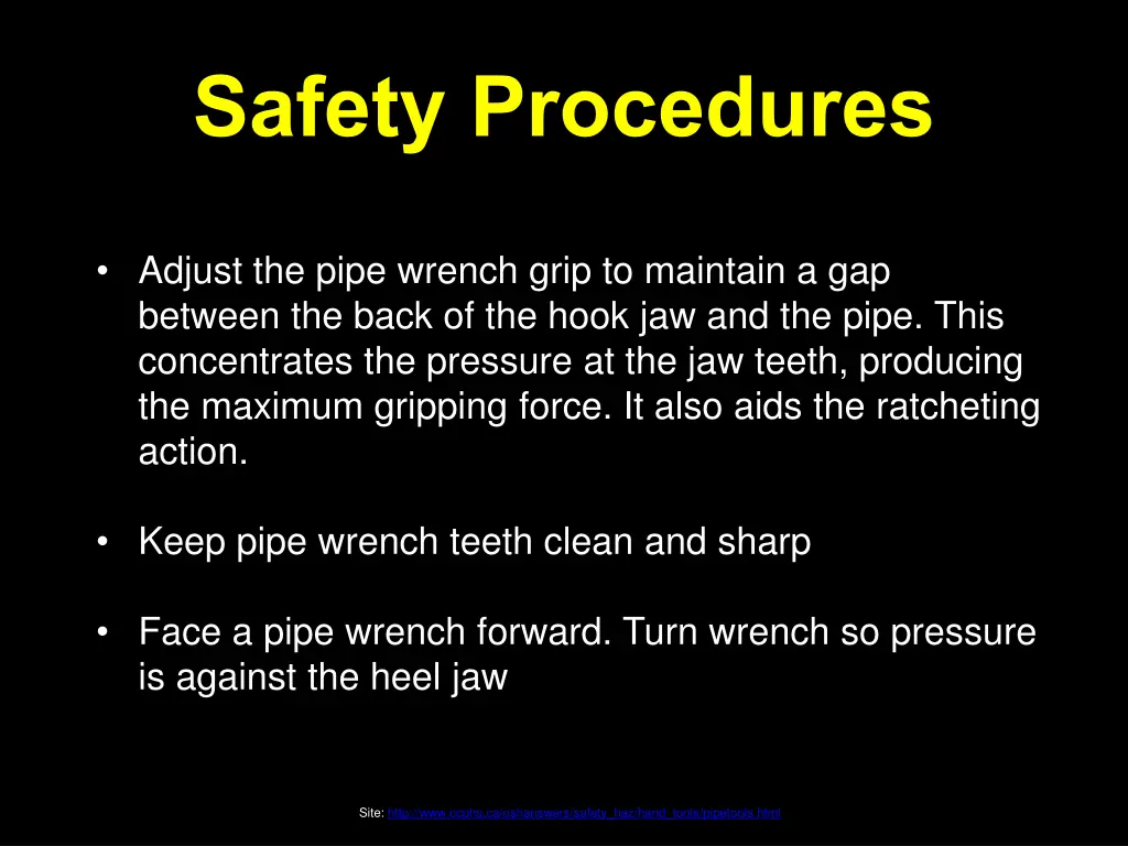 safety procedures 1