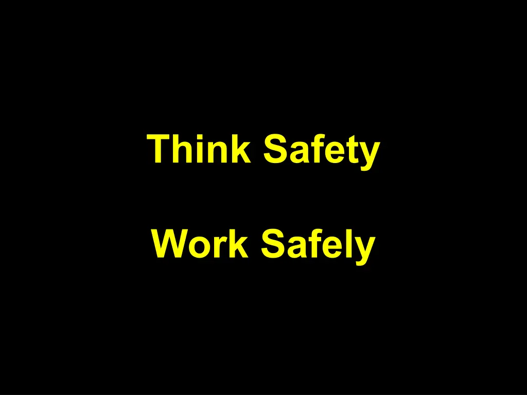 think safety