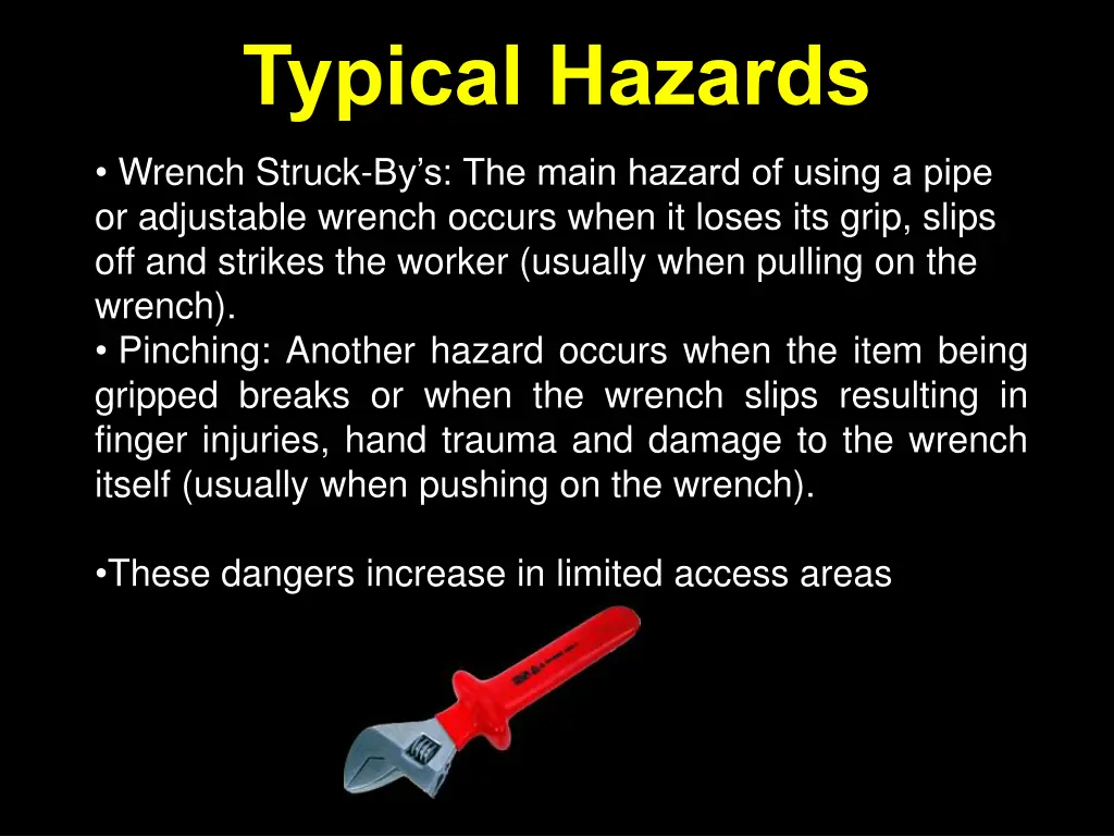 typical hazards