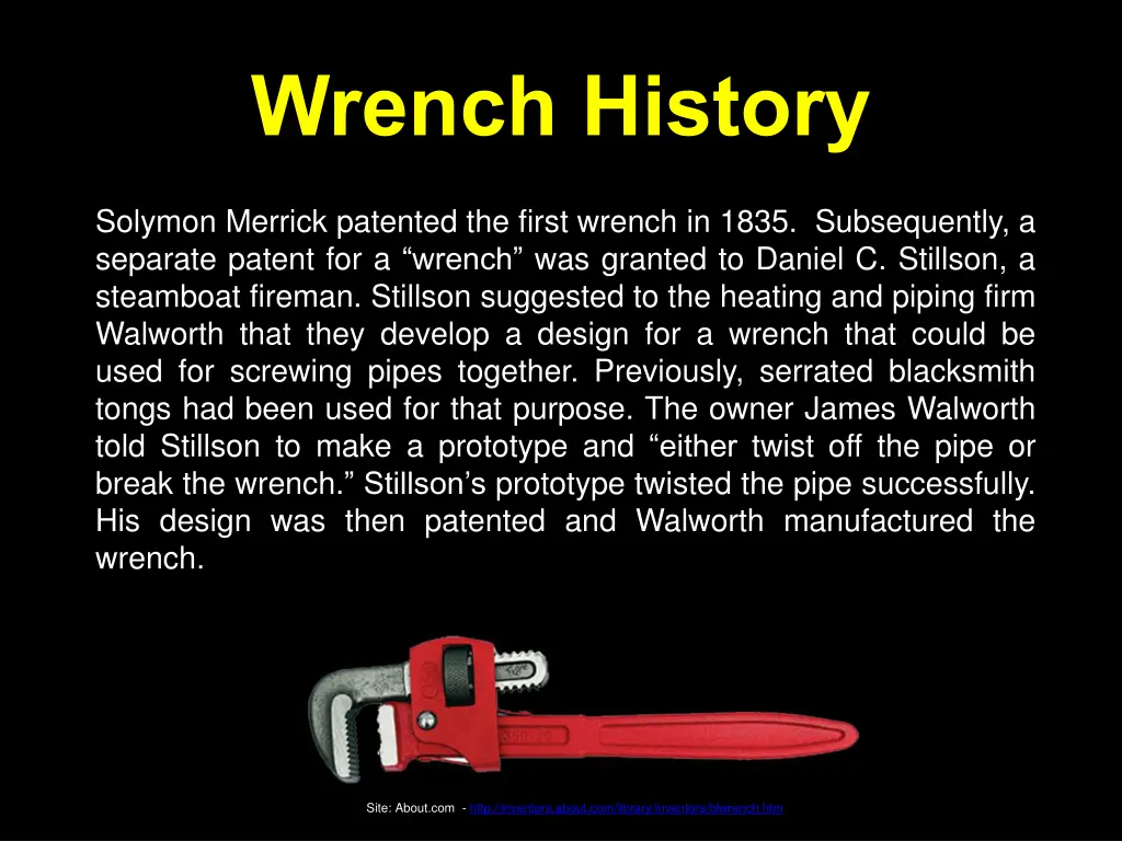 wrench history