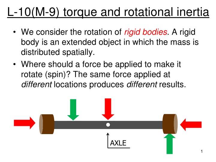 l 10 m 9 torque and rotational inertia