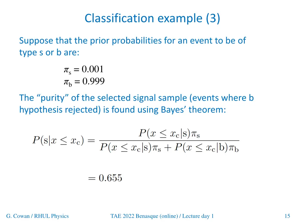 classification example 3