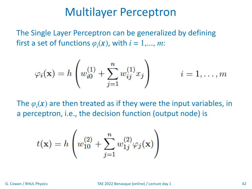 multilayer perceptron