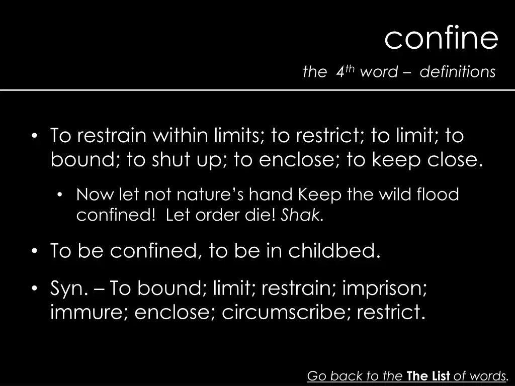 confine 1