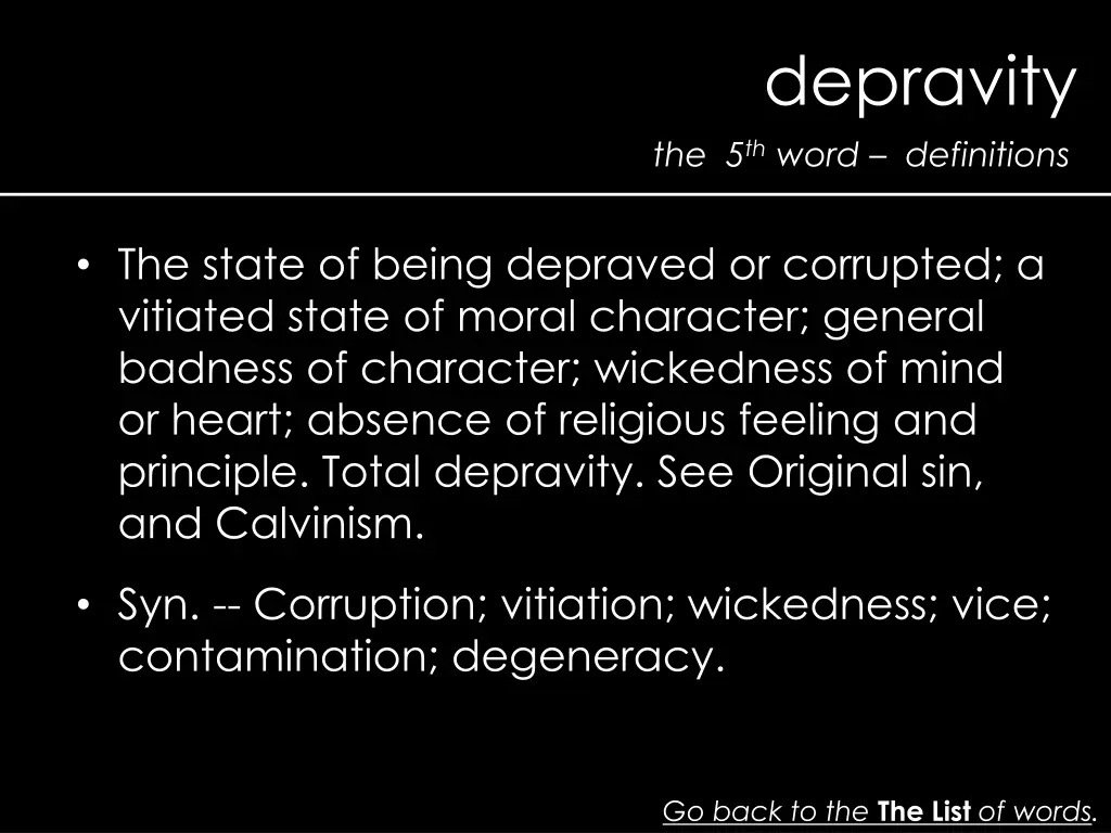 depravity 1