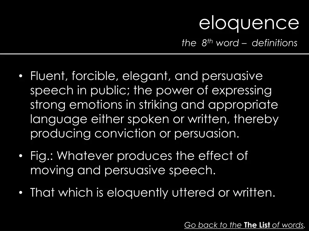 eloquence 1