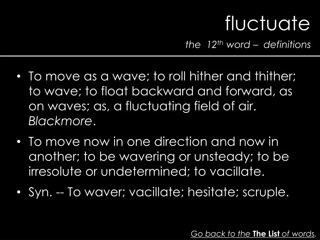 fluctuate 1