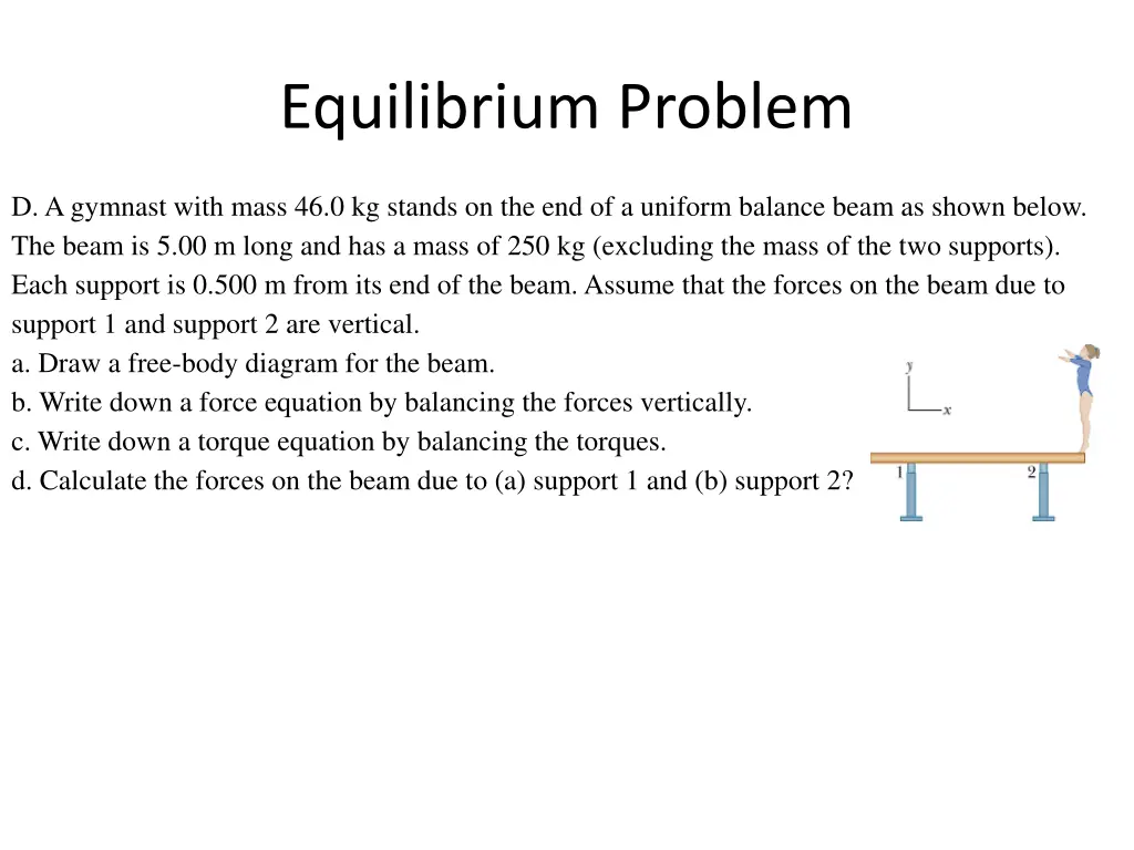 equilibrium problem