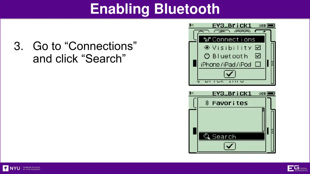 enabling bluetooth 1