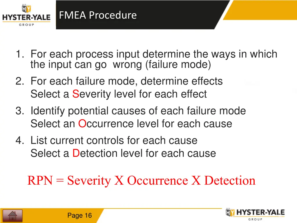 fmea procedure