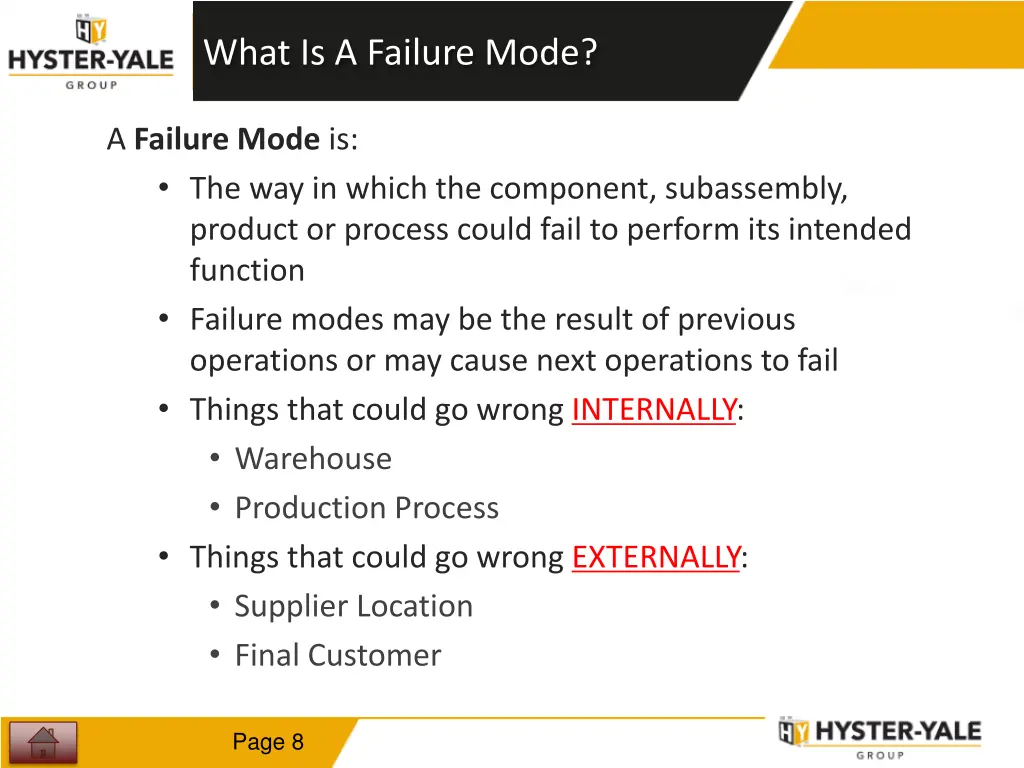 what is a failure mode