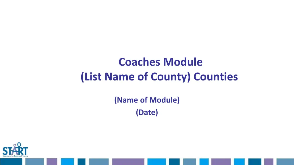 coaches module list name of county counties