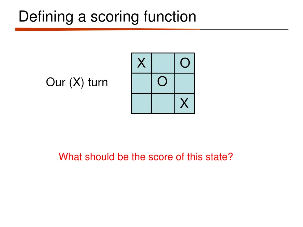 defining a scoring function 4