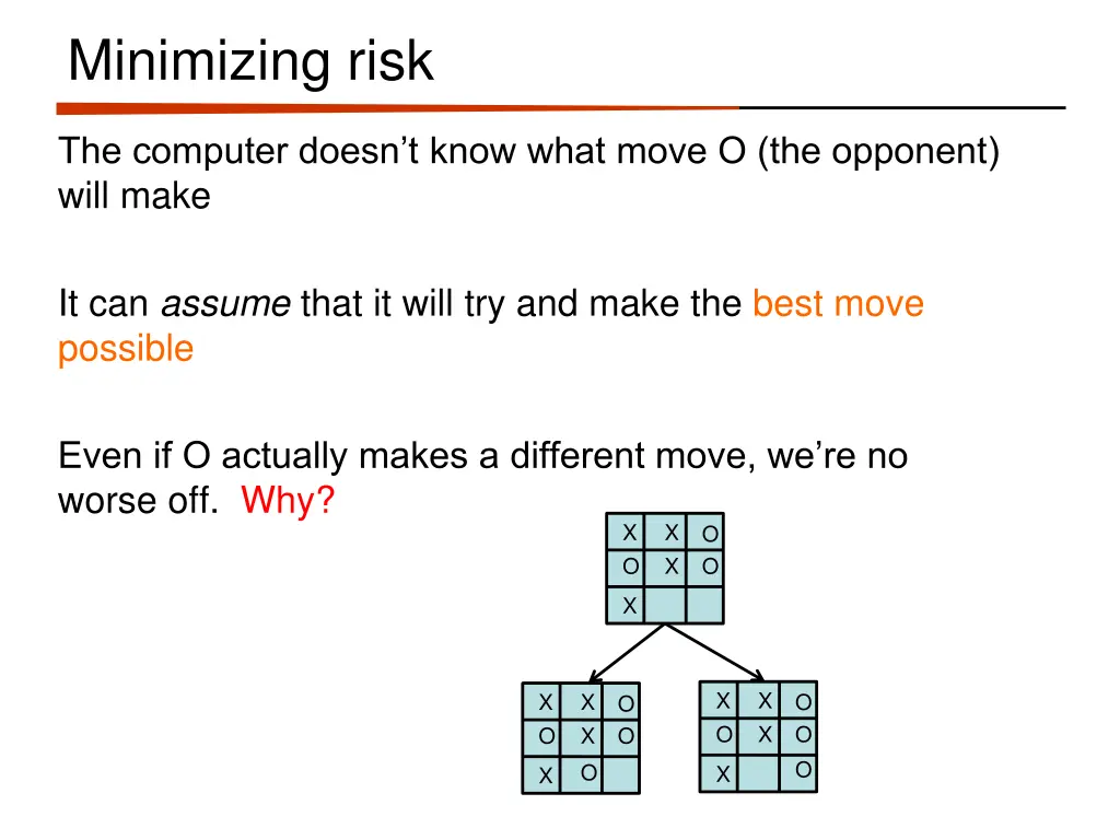 minimizing risk