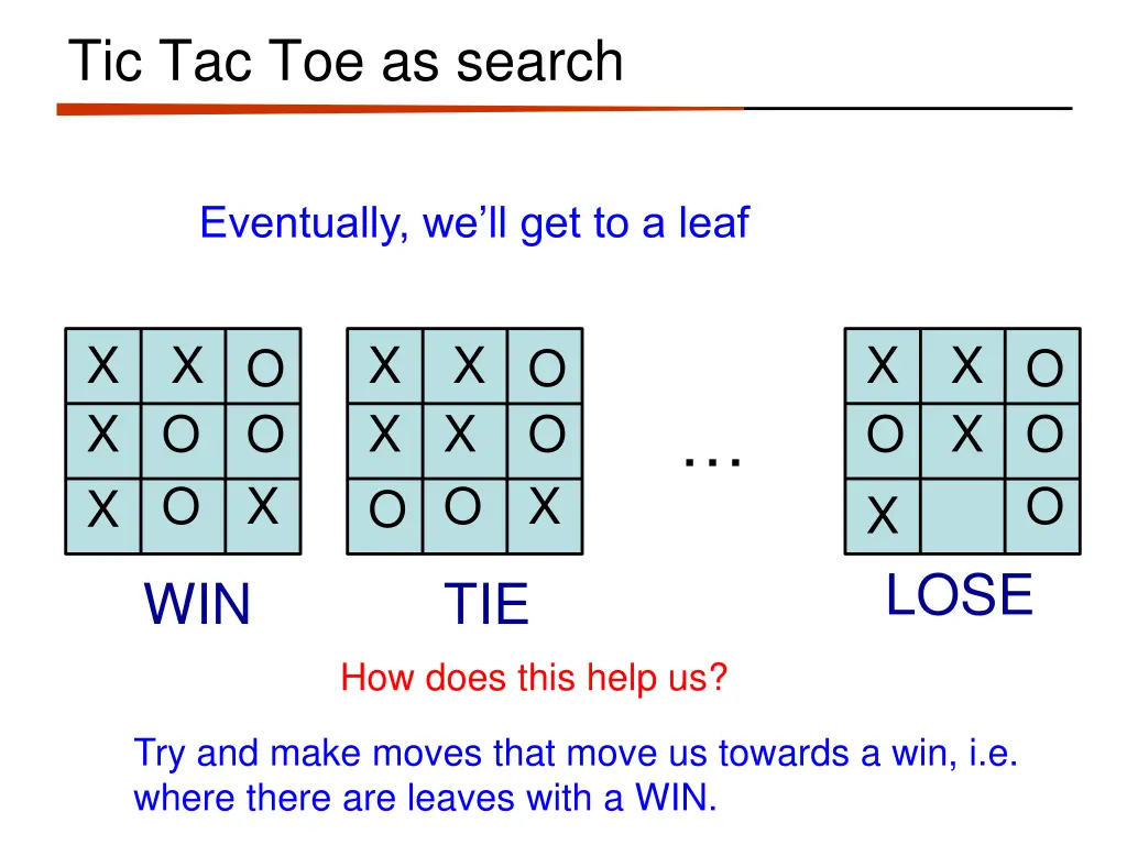 tic tac toe as search 6