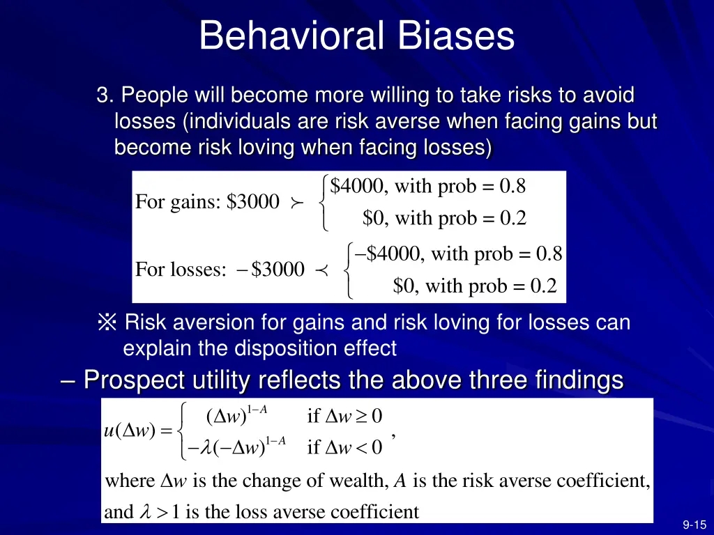 behavioral biases 1