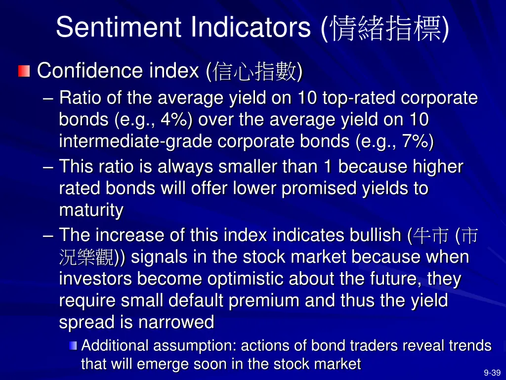 sentiment indicators 1