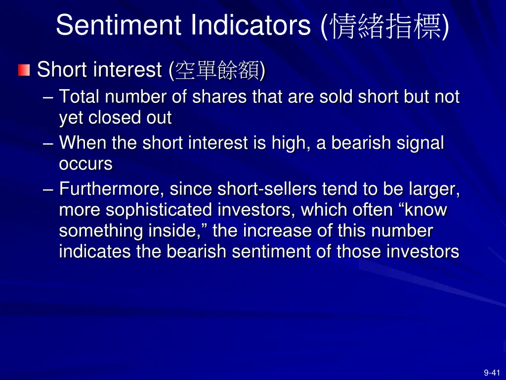 sentiment indicators 3