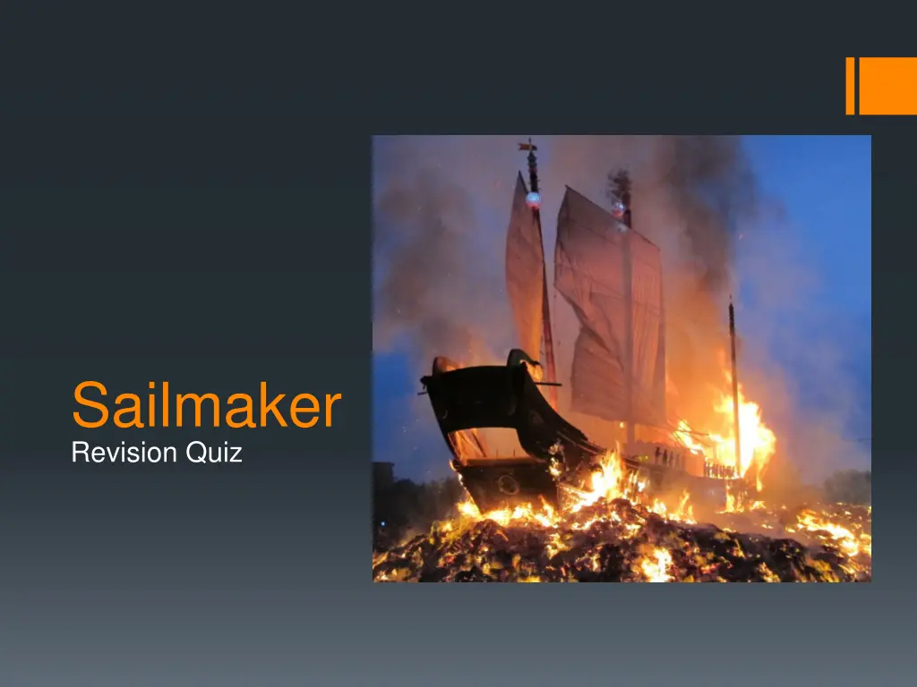 sailmaker revision quiz