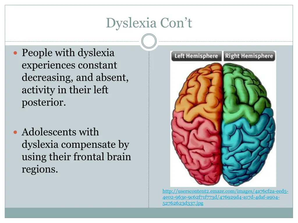 dyslexia con t