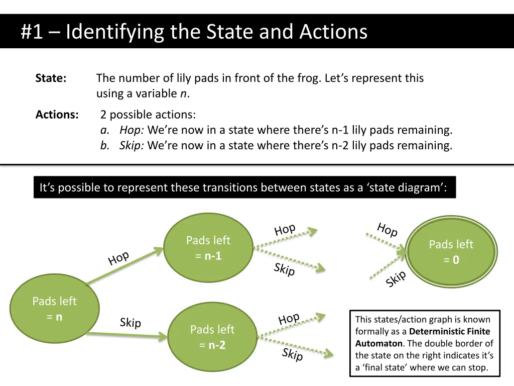 1 identifying the state and actions 1