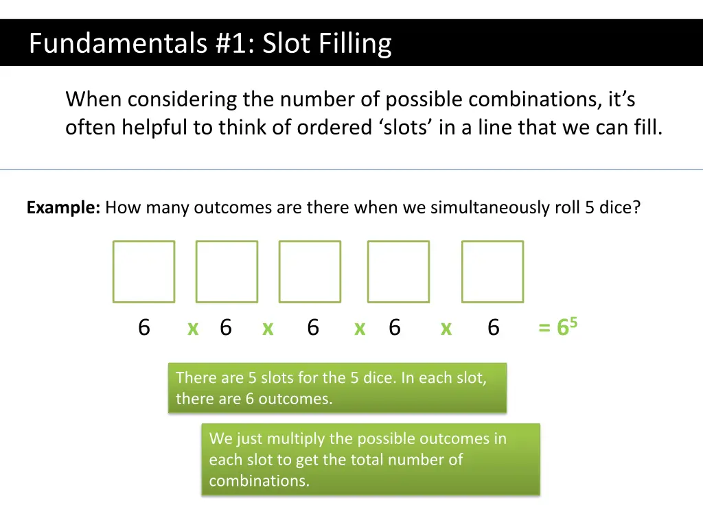 fundamentals 1 slot filling