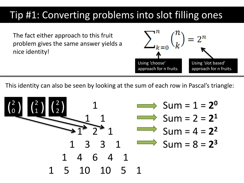 tip 1 converting problems into slot filling ones 2