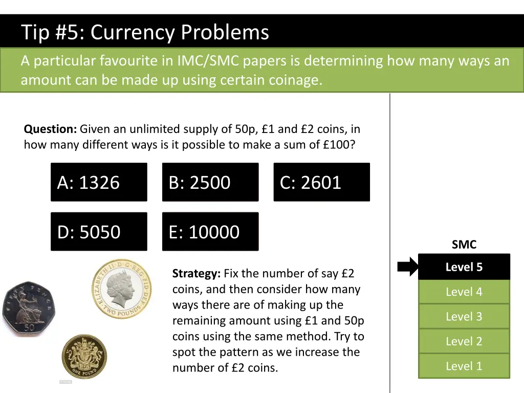 tip 5 currency problems