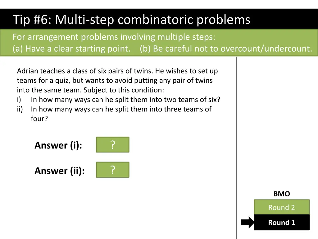 tip 6 multi step combinatoric problems