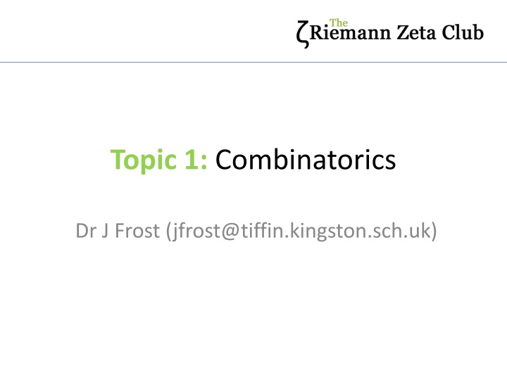 topic 1 combinatorics