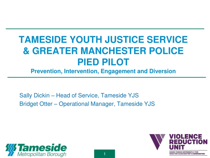 tameside youth justice service greater manchester