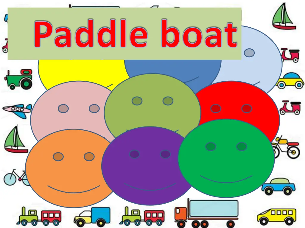 paddle boat