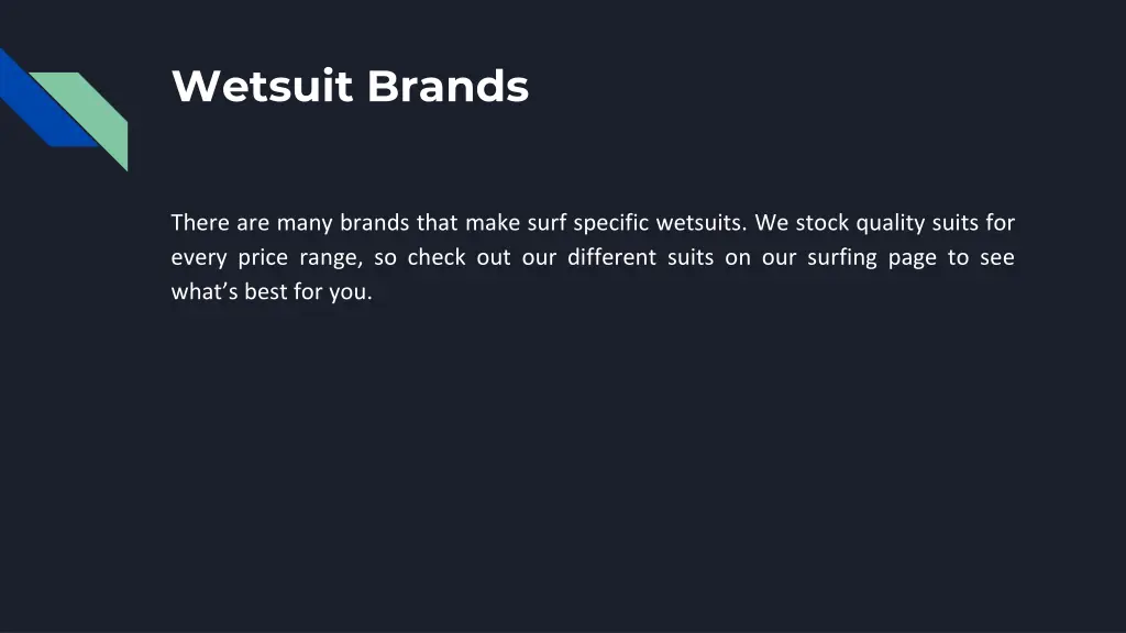 wetsuit brands